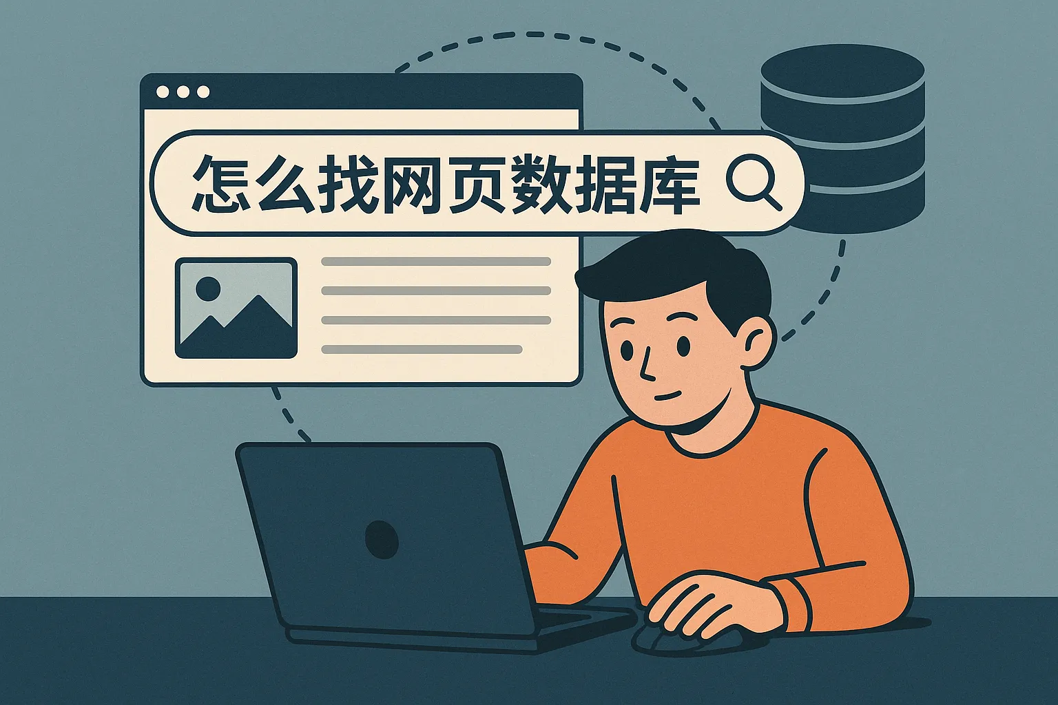 怎么找网页数据库