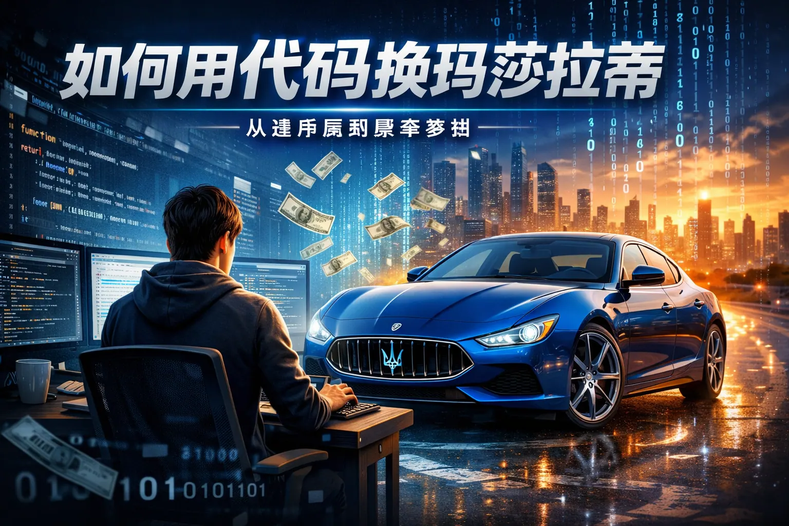 如何用代码换玛莎拉蒂