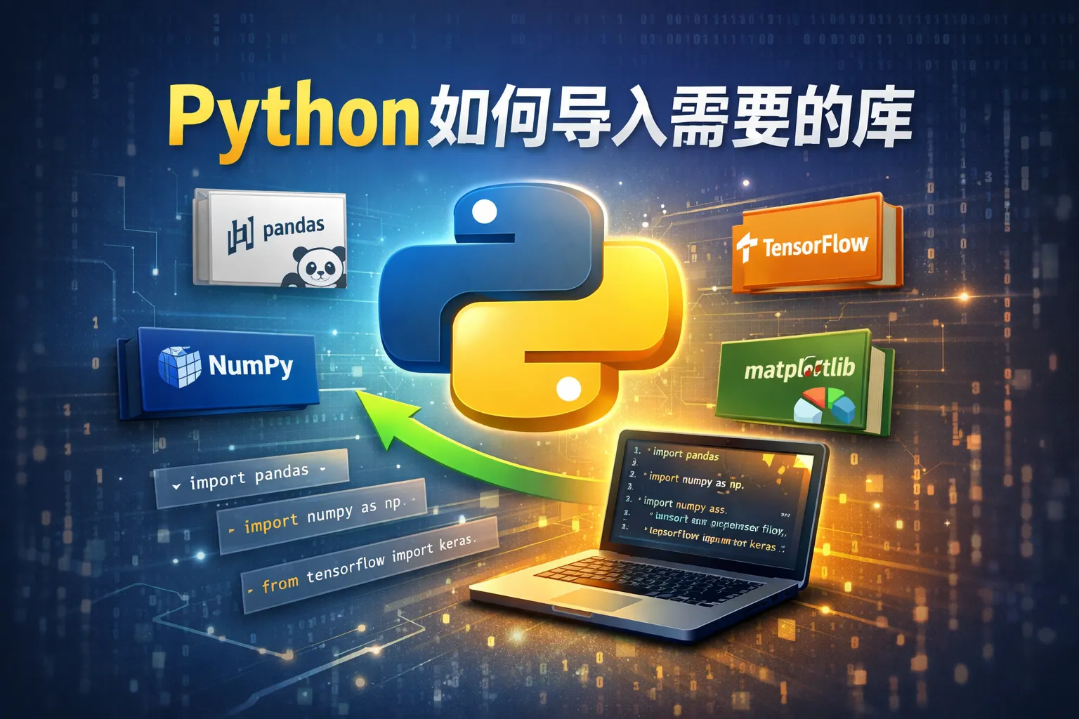 python如何导入需要的库
