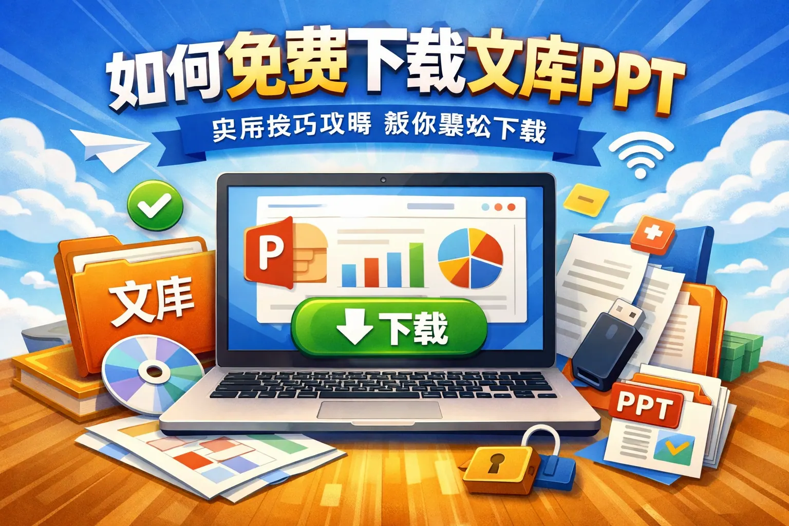 如何免费下载文库ppt