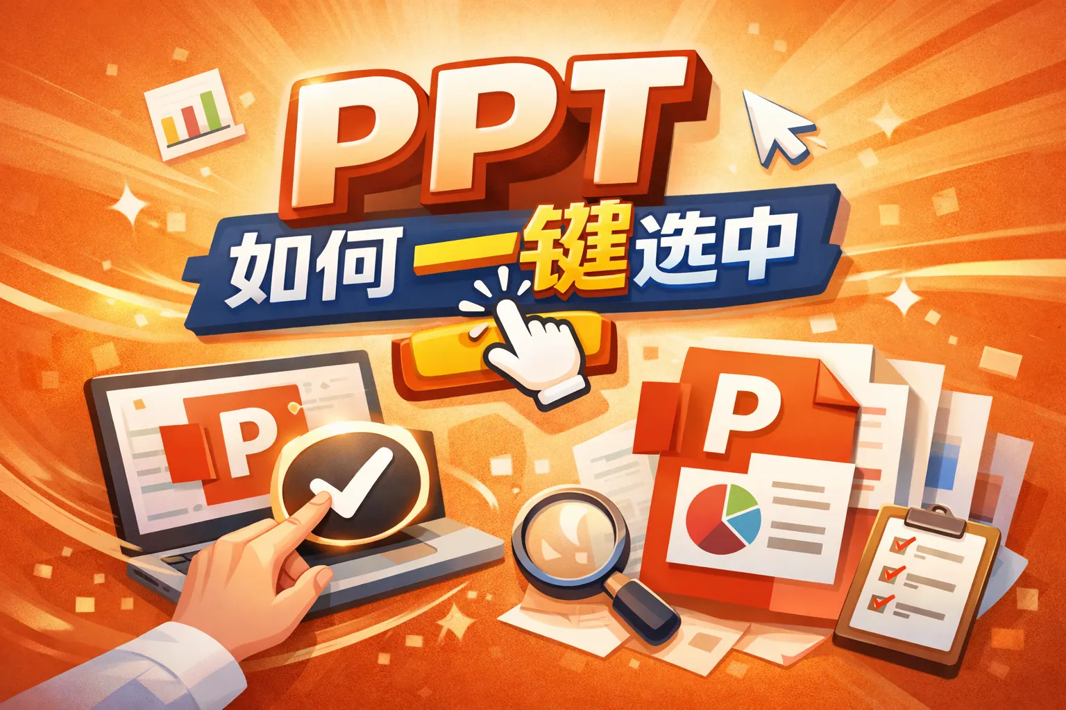 ppt如何一键选中