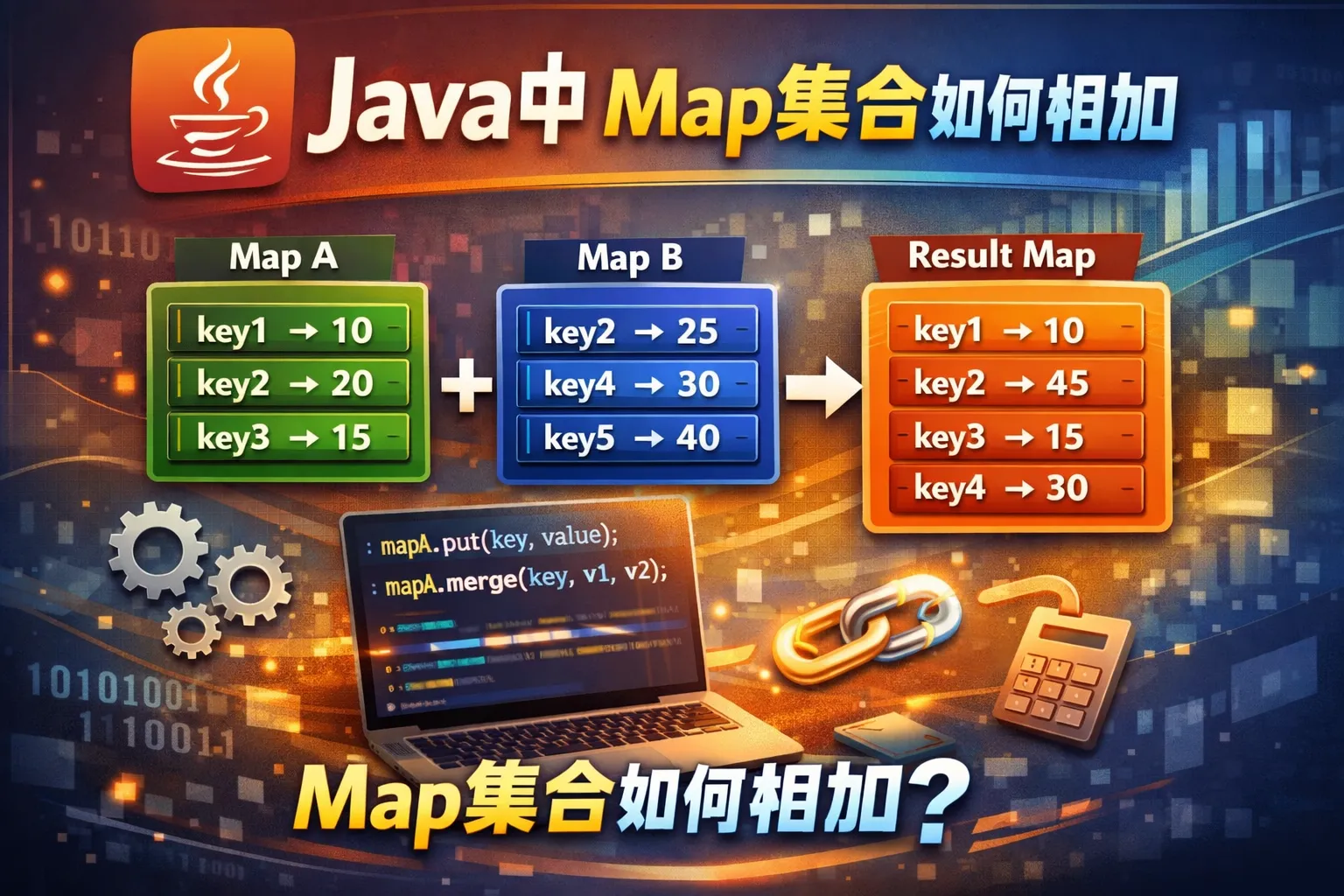 java中map集合如何相加