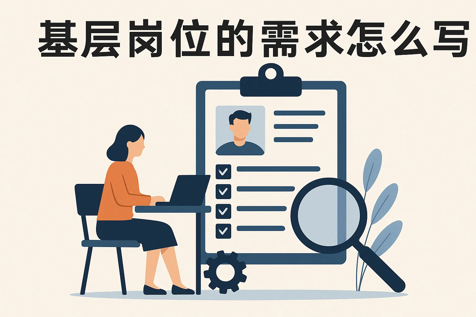 基层岗位的需求怎么写
