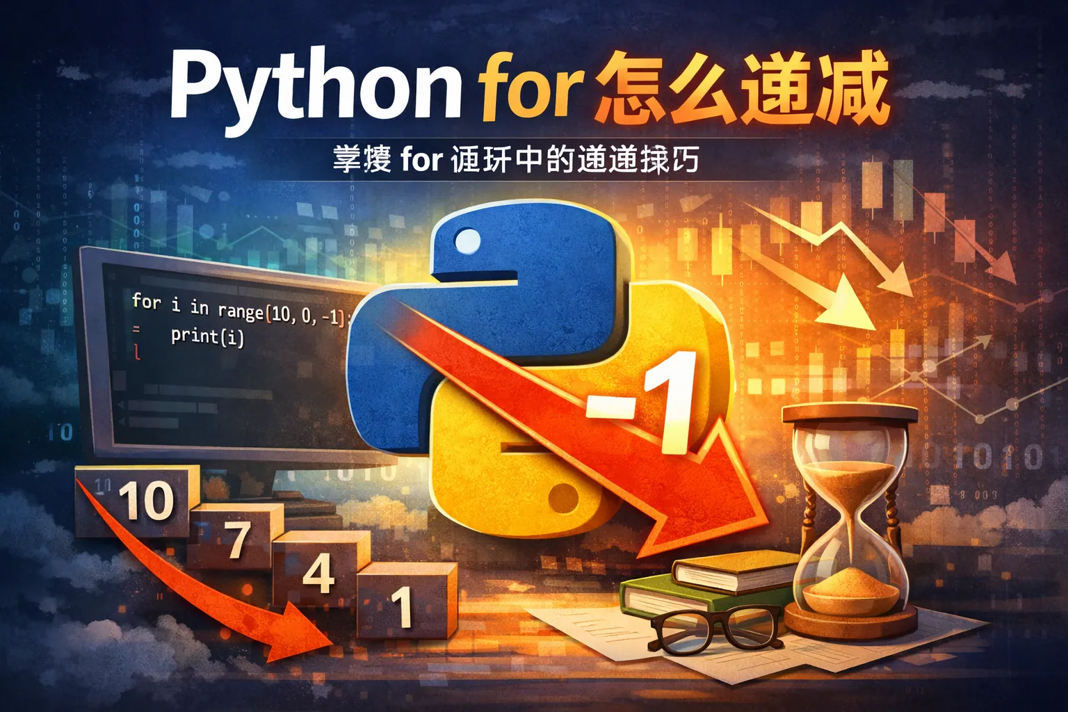 python for怎么递减