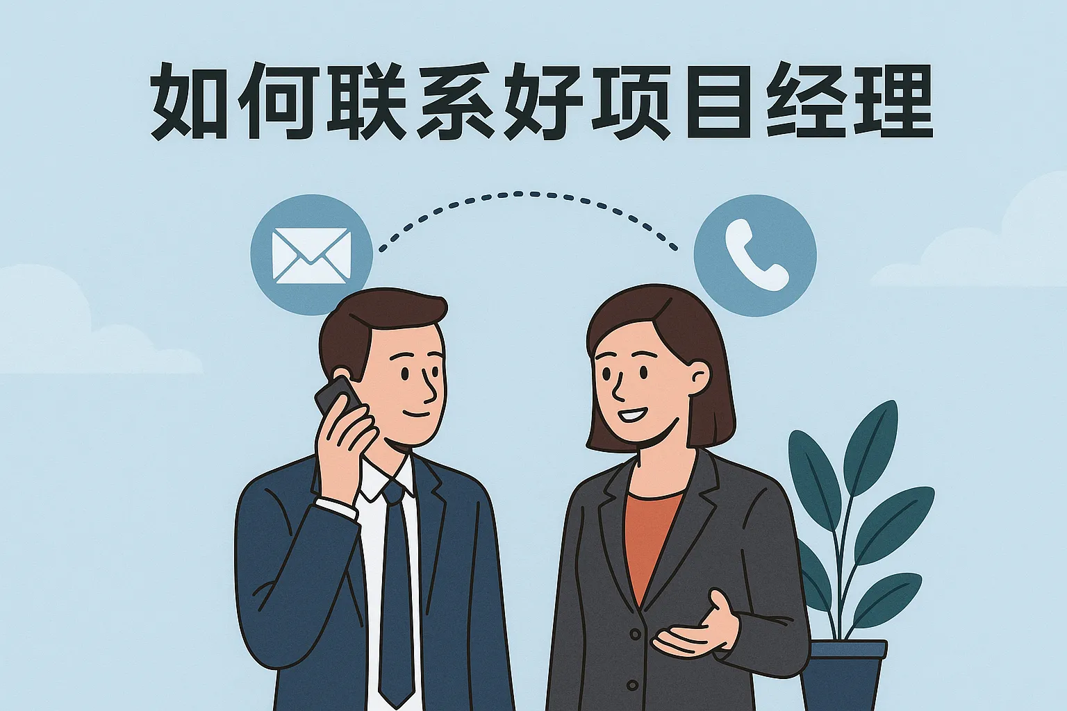 如何联系好项目经理