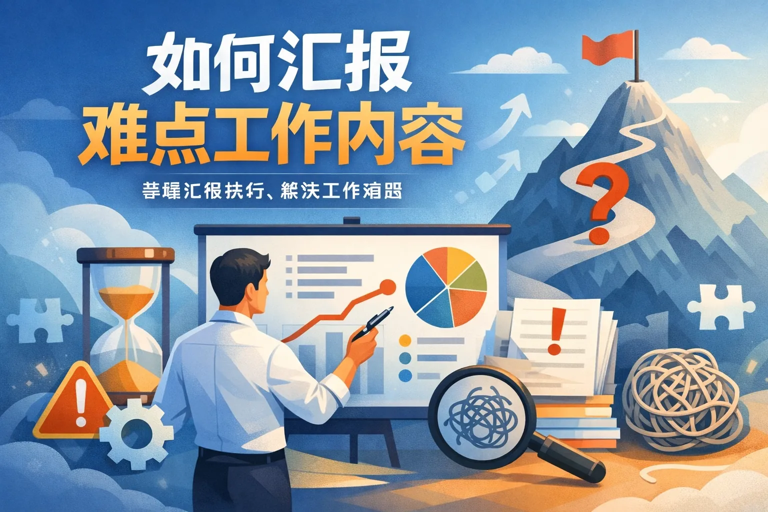 如何汇报难点工作内容