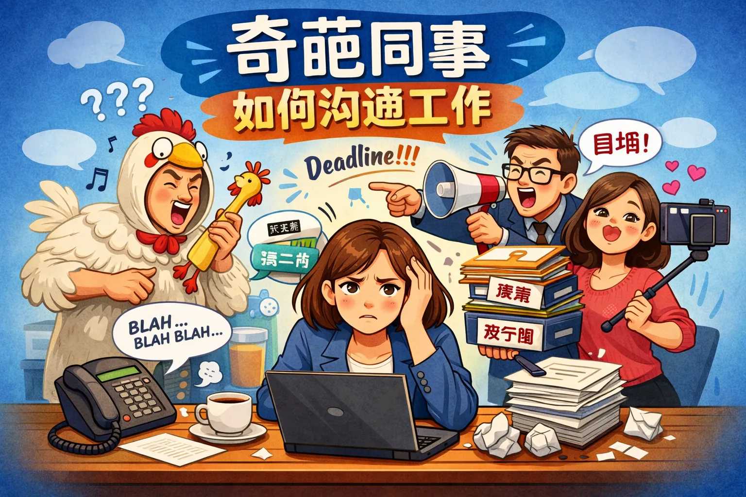 奇葩同事如何沟通工作