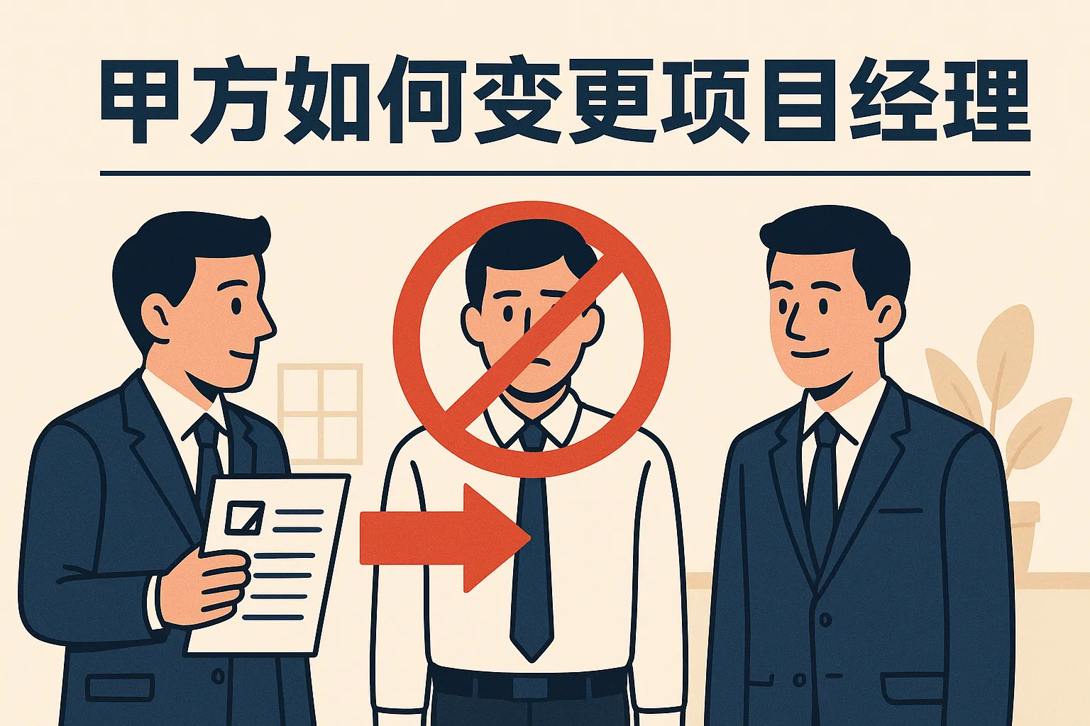 甲方如何变更项目经理