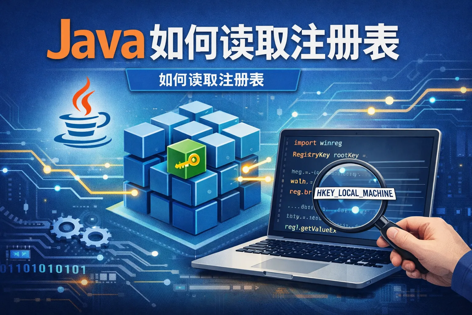 java如何读取注册表