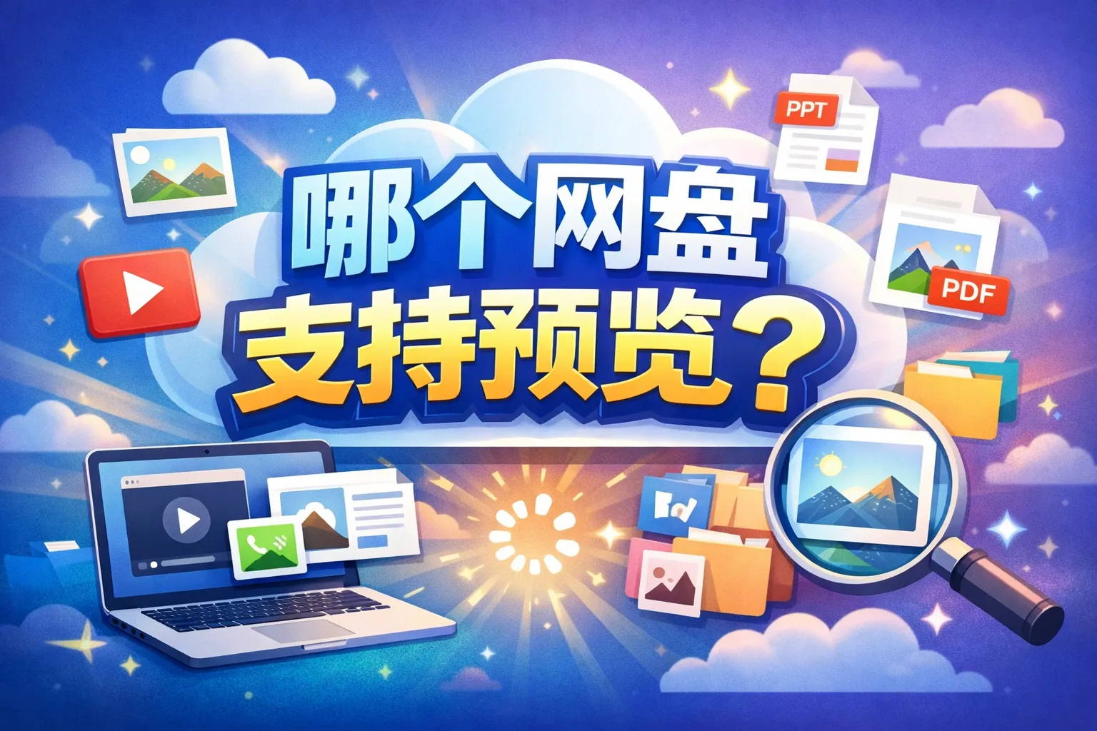 哪个网盘支持预览