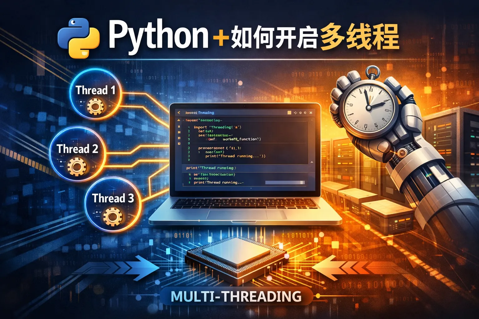 python+如何开启多线程