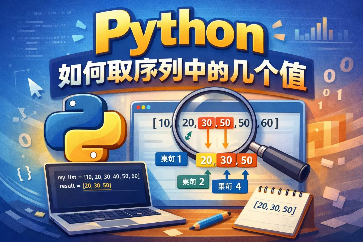 Python如何取序列中的几个值