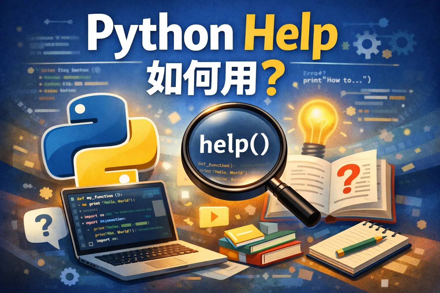 python help 如何用的