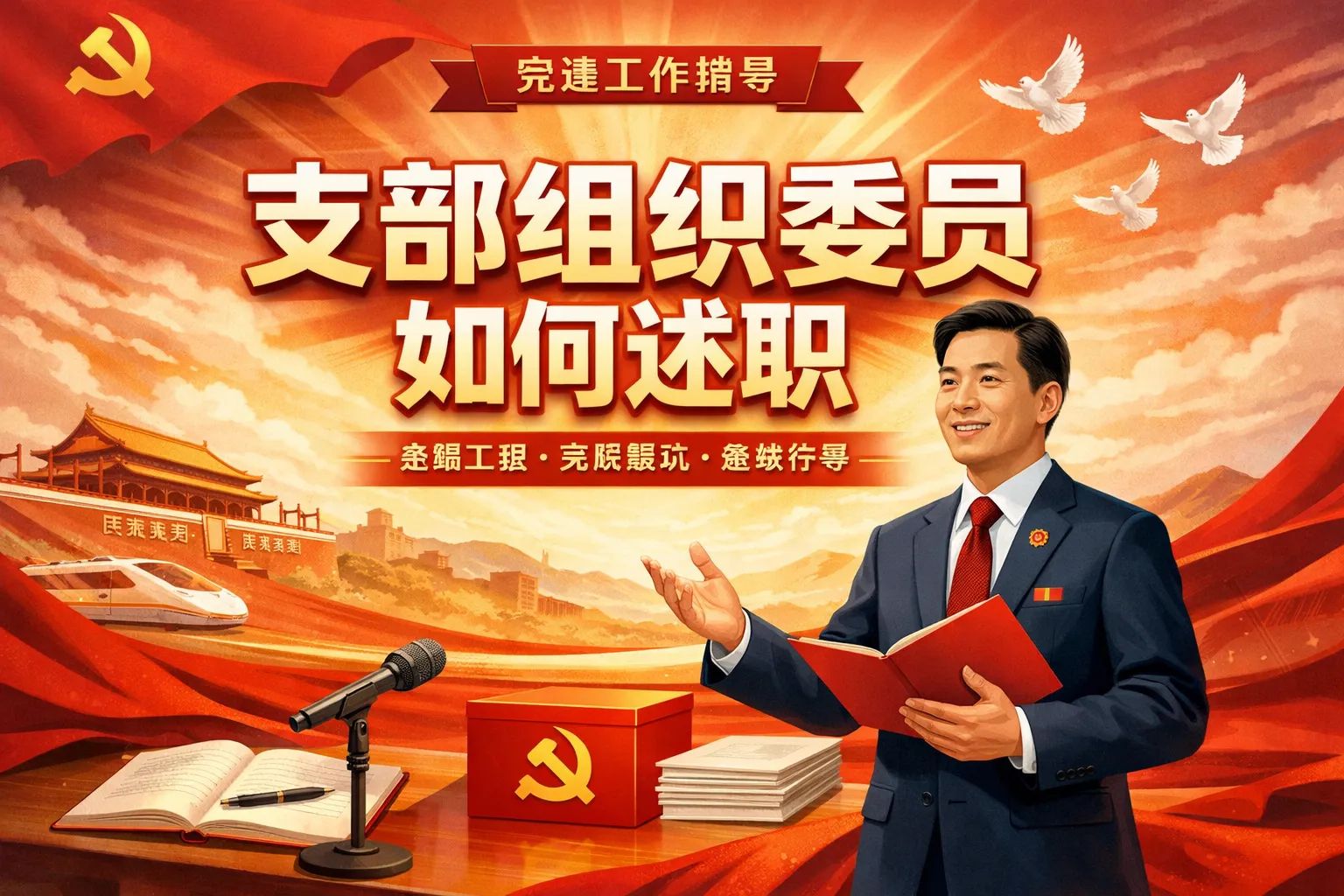 支部组织委员如何述职