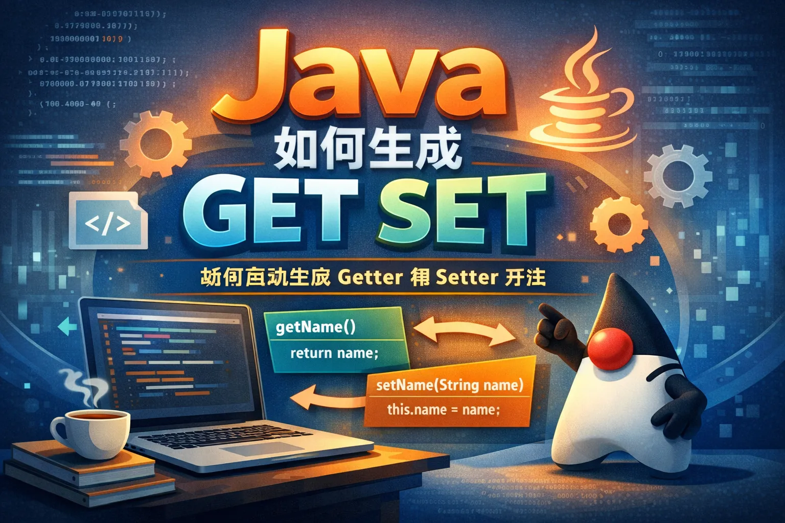 java如何生成get set