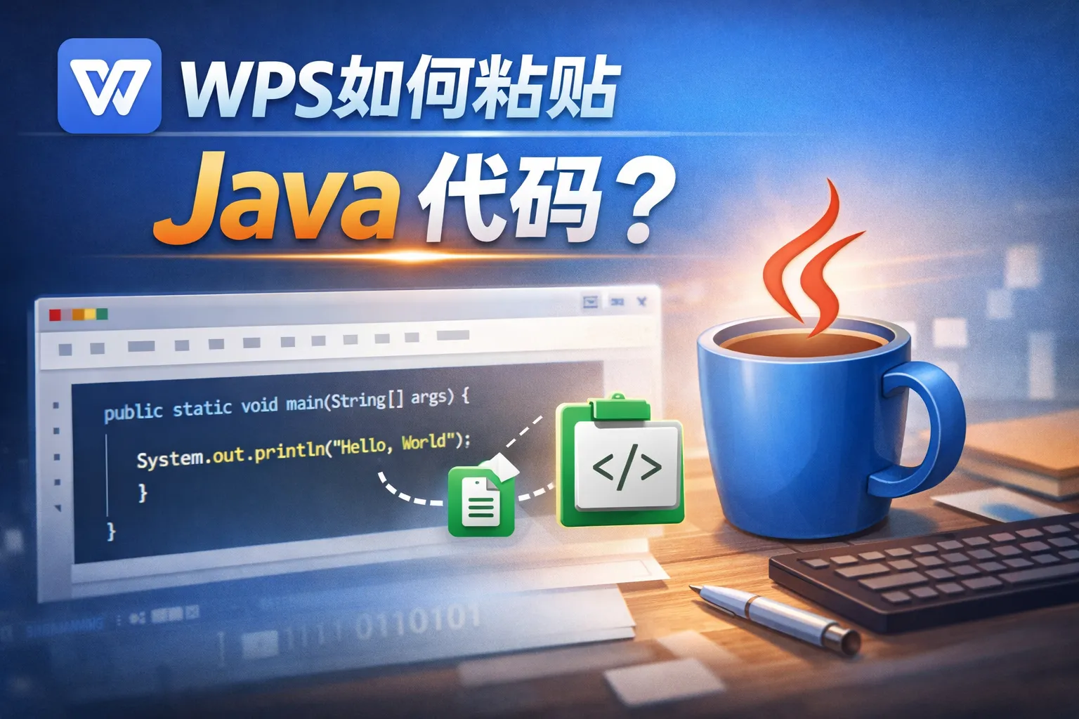 wps如何粘贴java代码