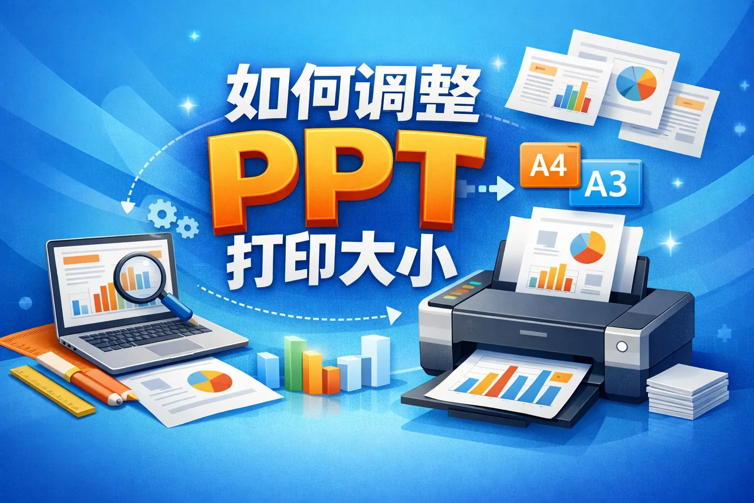 如何调整ppt打印大小