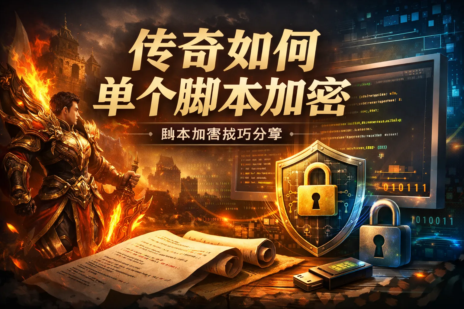 传奇如何单个脚本加密