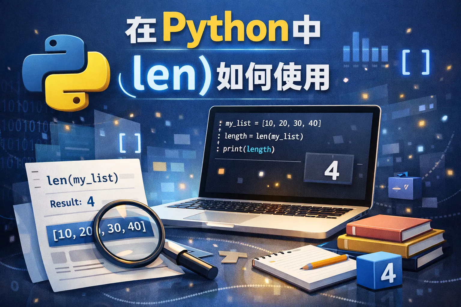 在python中len如何使用