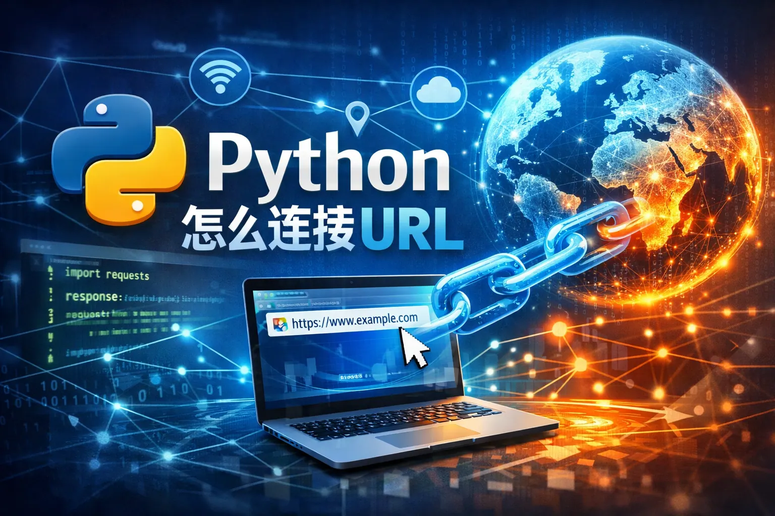python怎么连接url