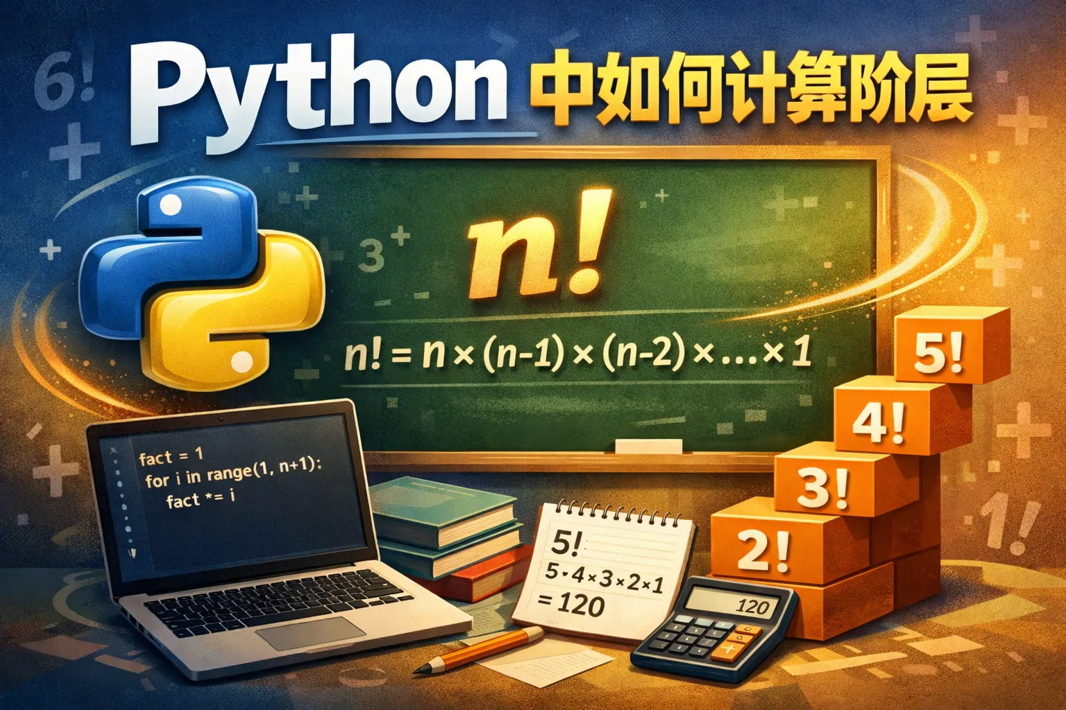 Python中如何计算阶层