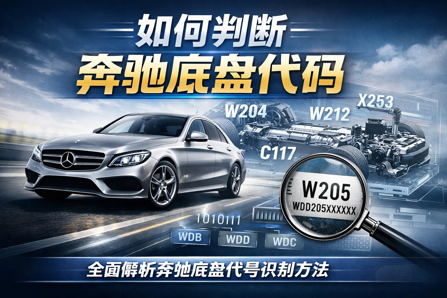 如何判断奔驰底盘代码