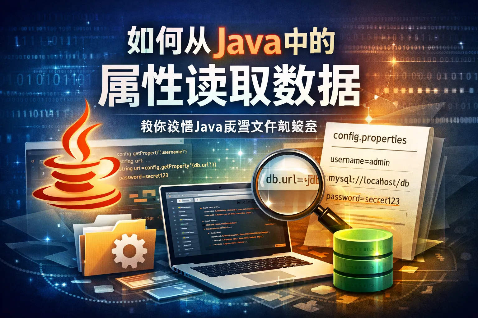如何从java中的属性读取数据