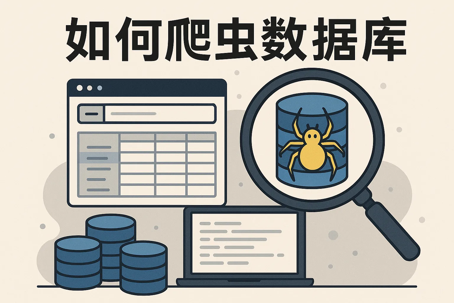怎么爬虫数据库数据库