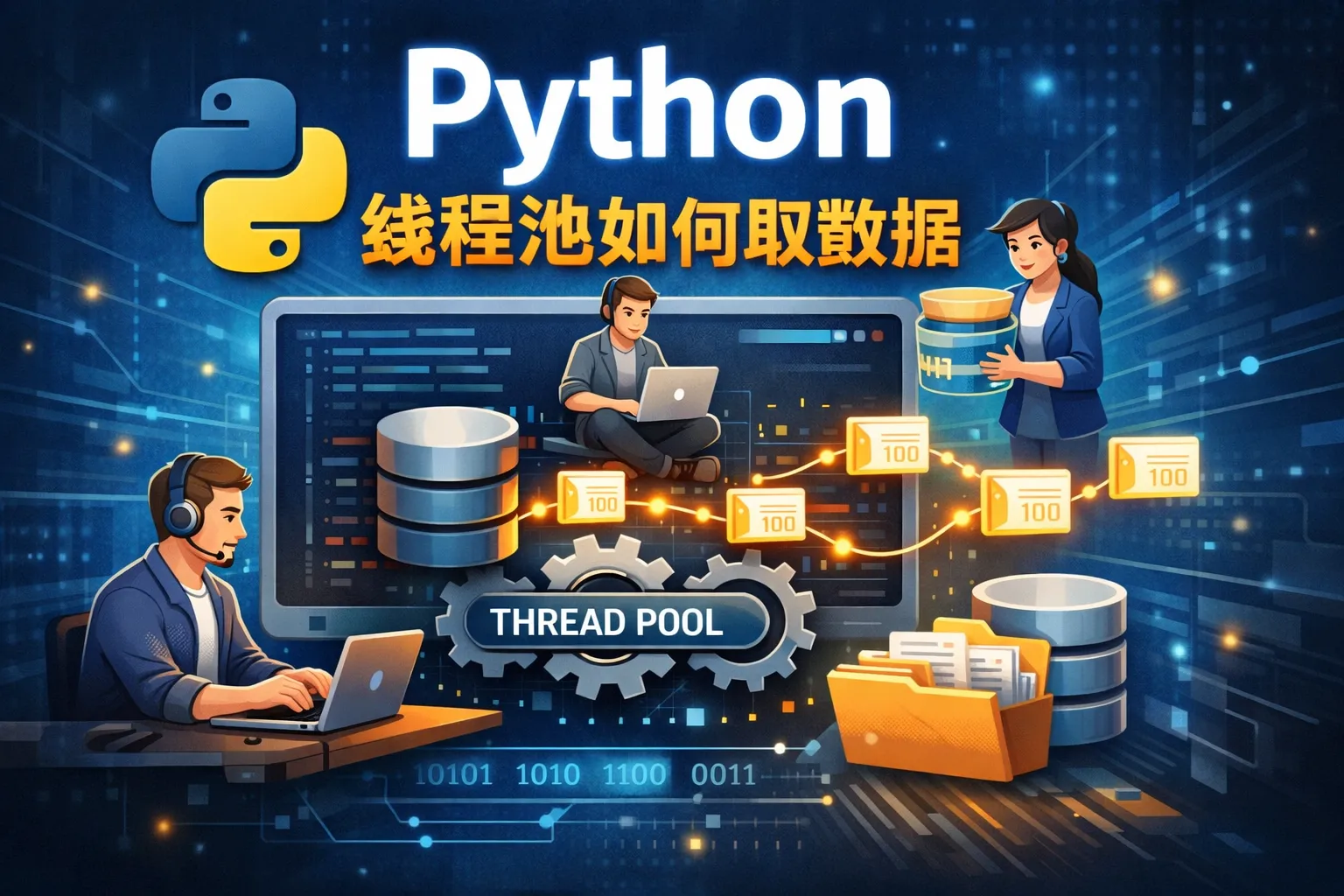 python线程池如何取数据