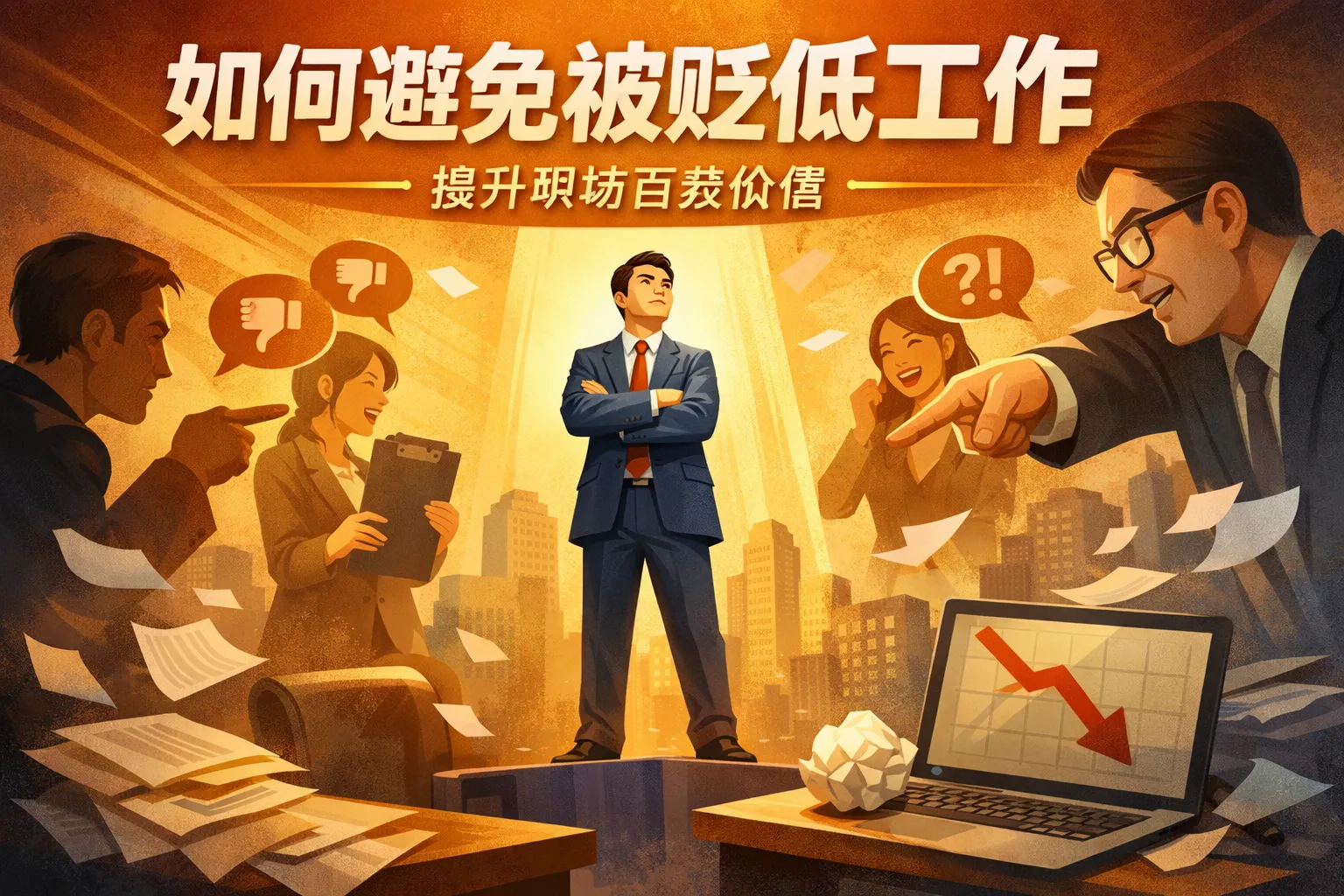 如何避免被贬低工作