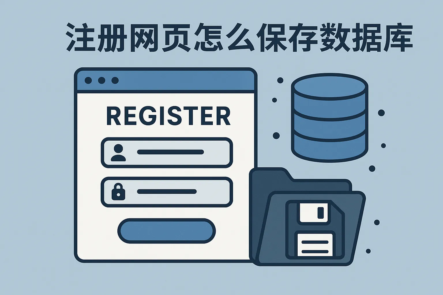 注册网页怎么保存数据库