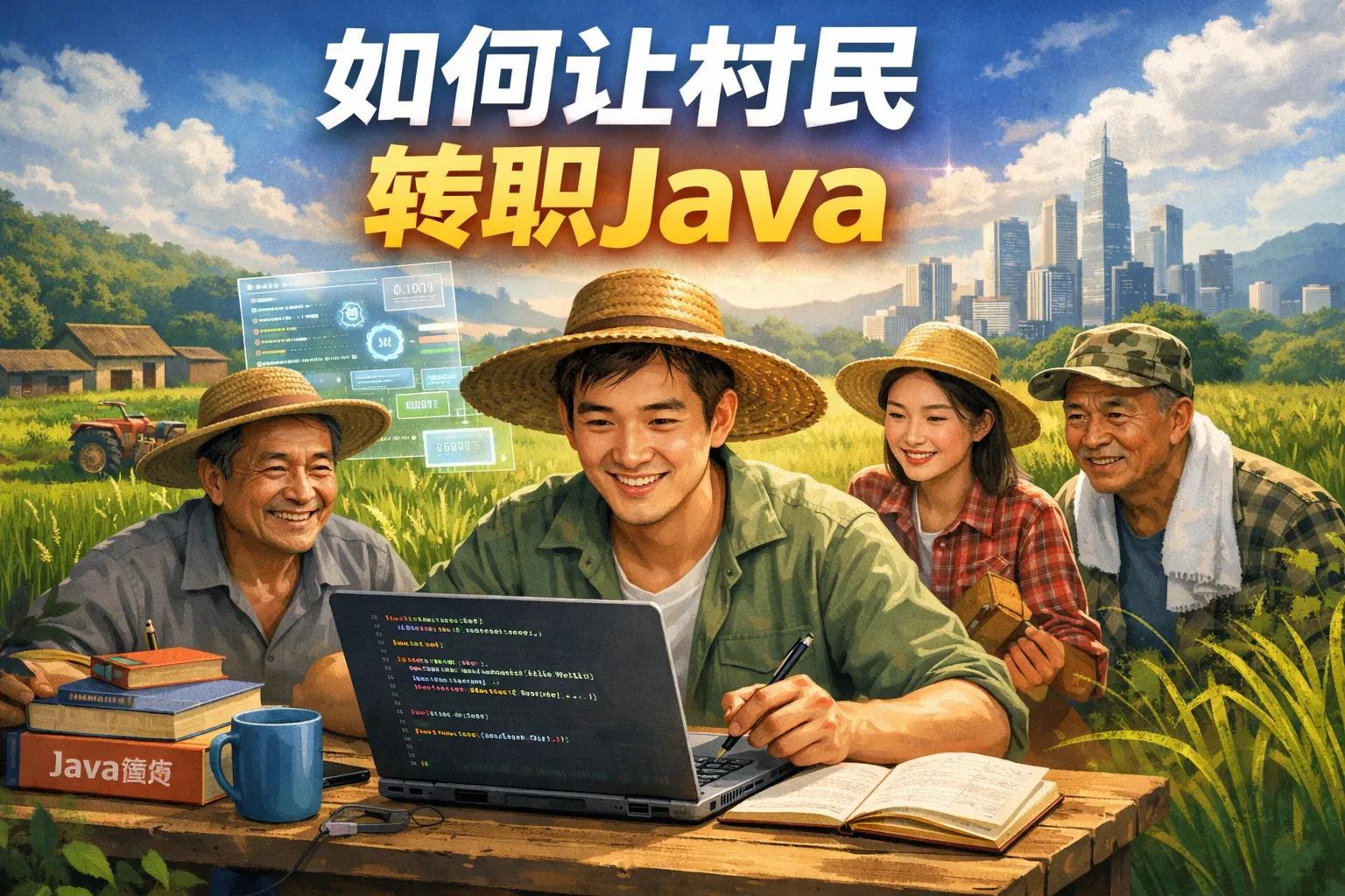 如何让村民转职java