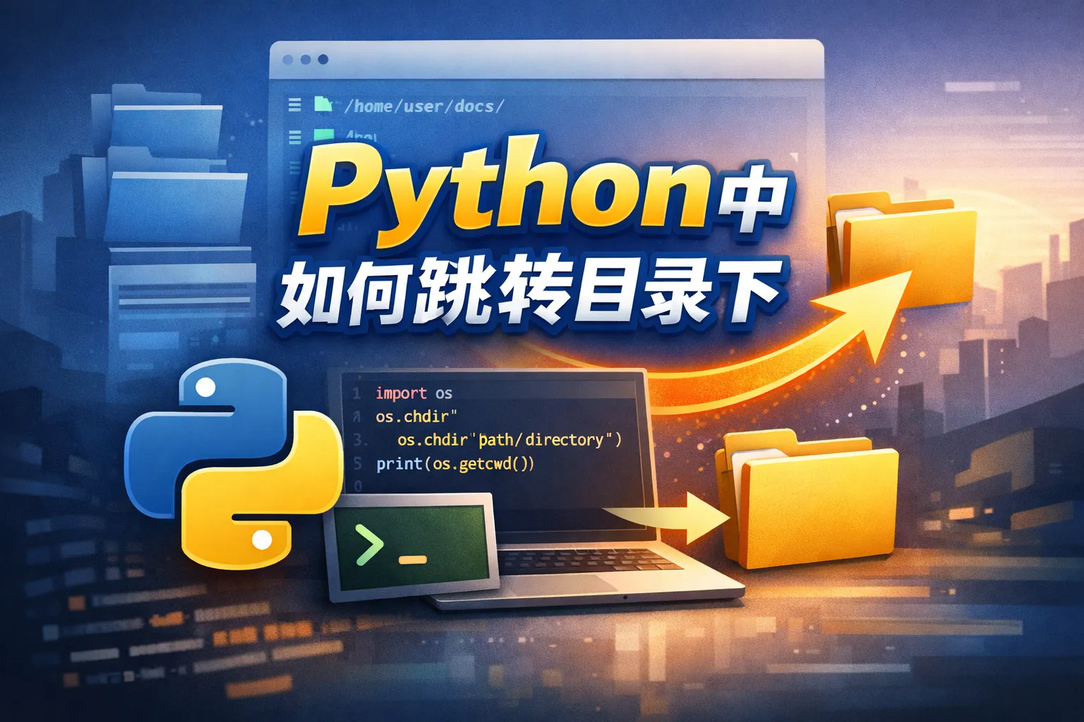 python中如何跳转目录下