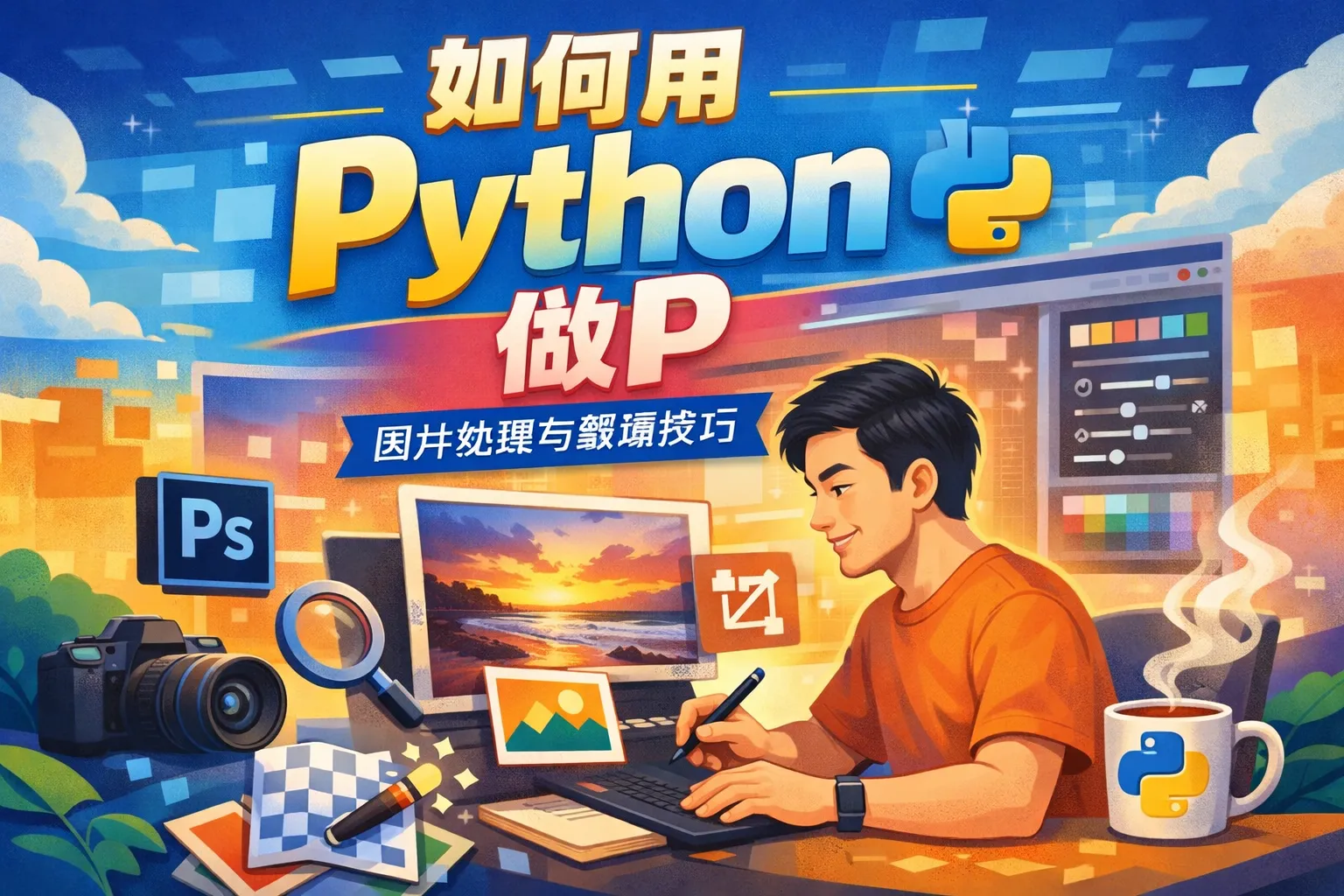 如何用python做p