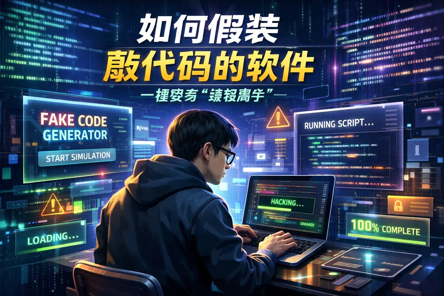 如何假装敲代码的软件