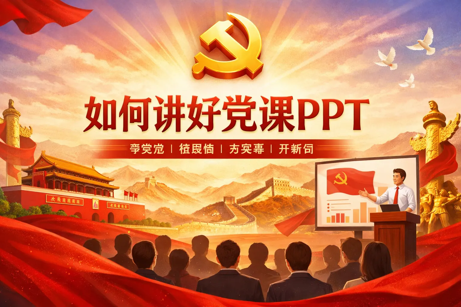 如何讲好党课ppt