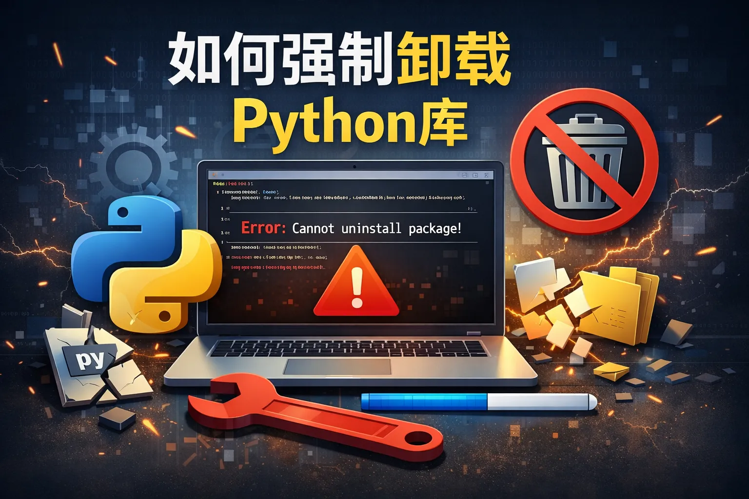 如何强制卸载python库