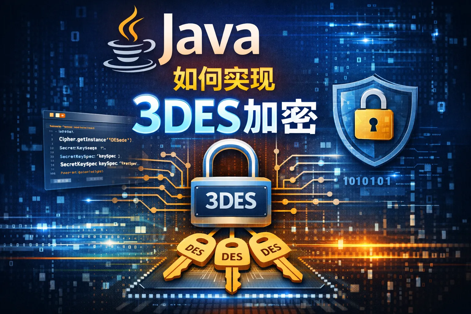java如何实现3des加密