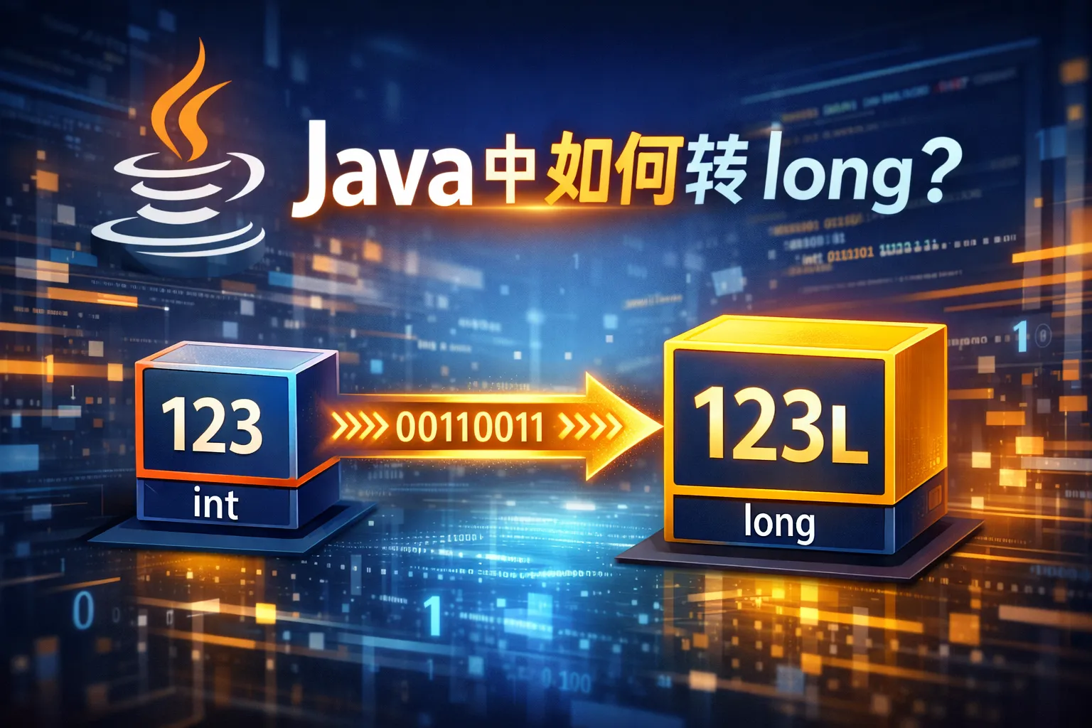 java中int如何转long