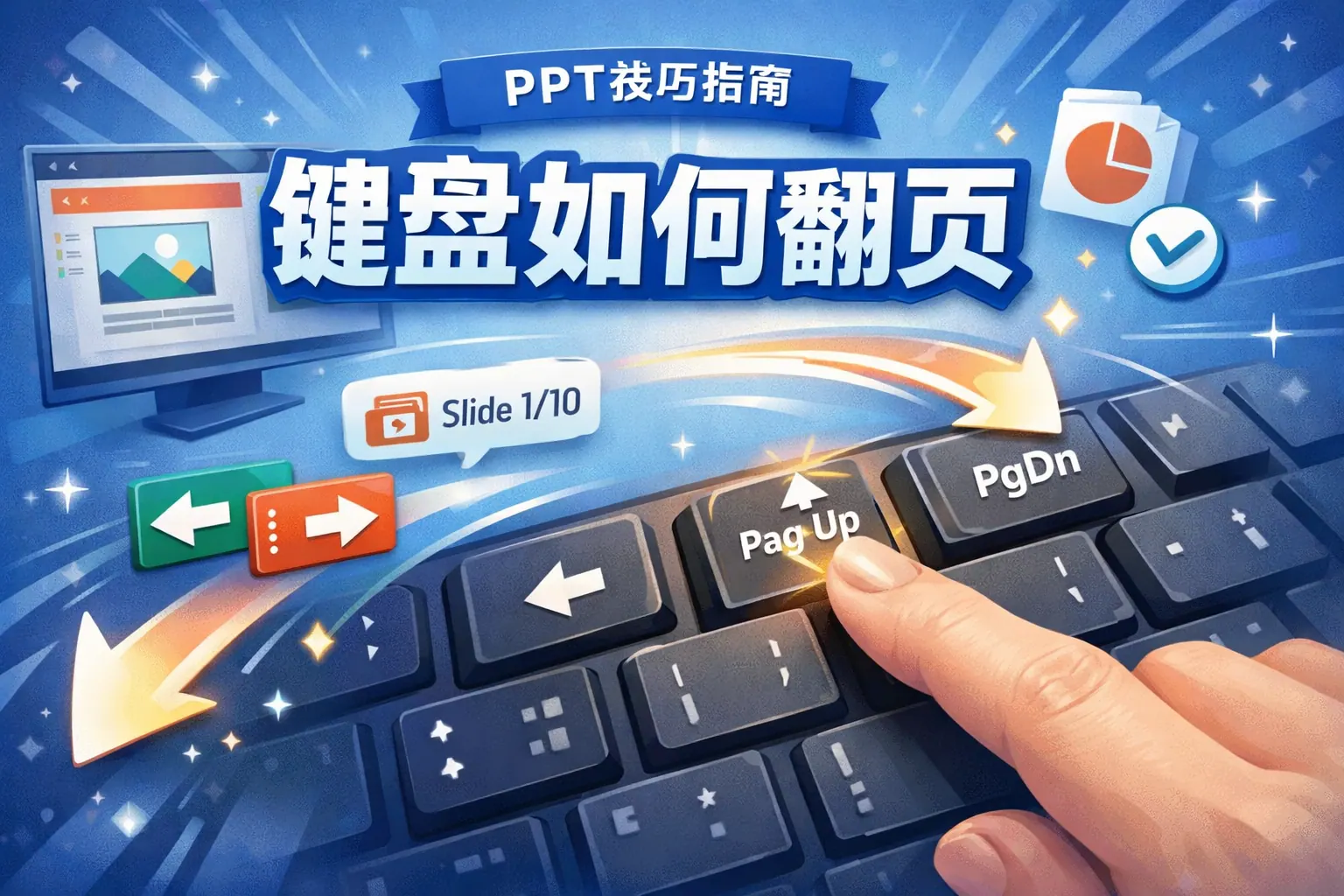 ppt用键盘如何翻页