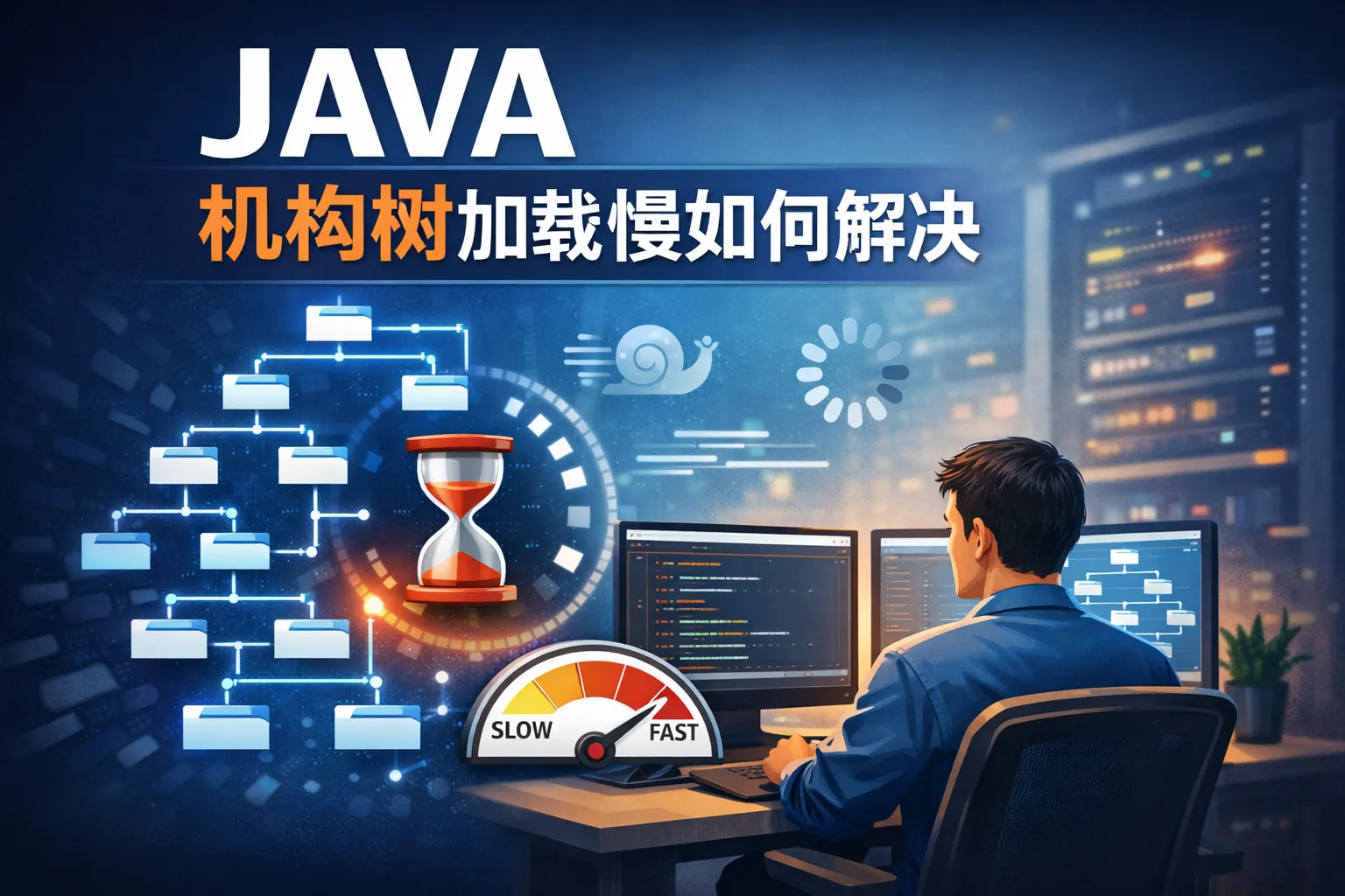 JAVA机构树加载慢如何解决