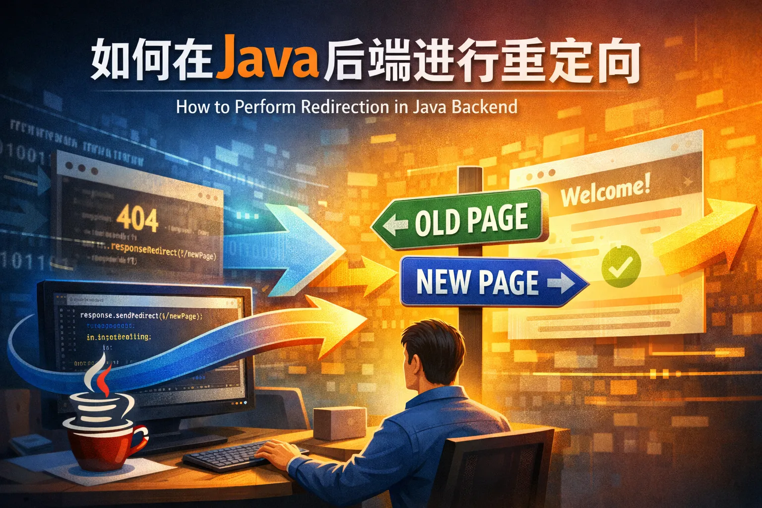 如何在java后端进行重定向