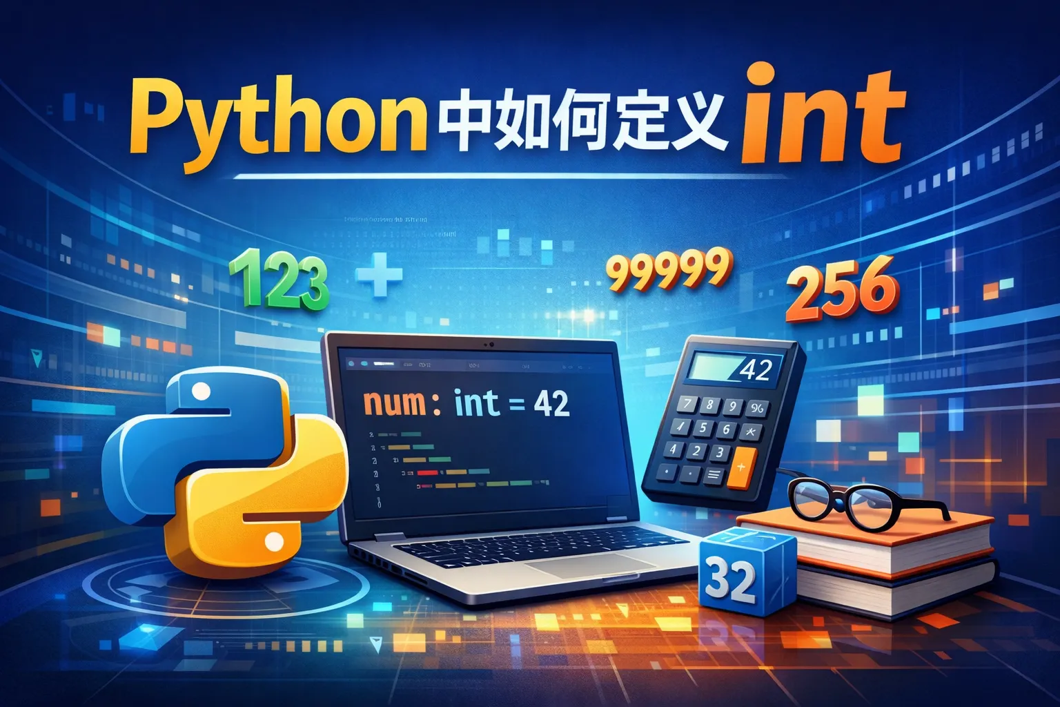 python中如何定义int