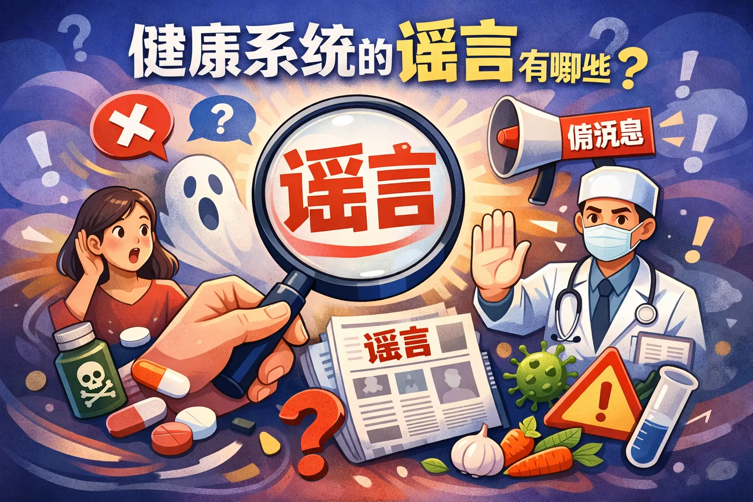 健康系统的谣言有哪些