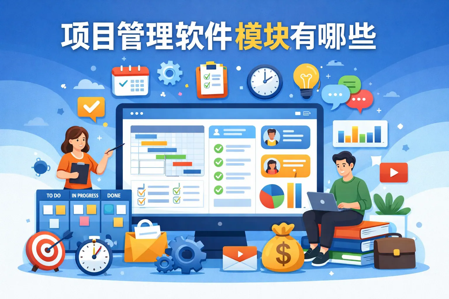 项目管理软件模块有哪些