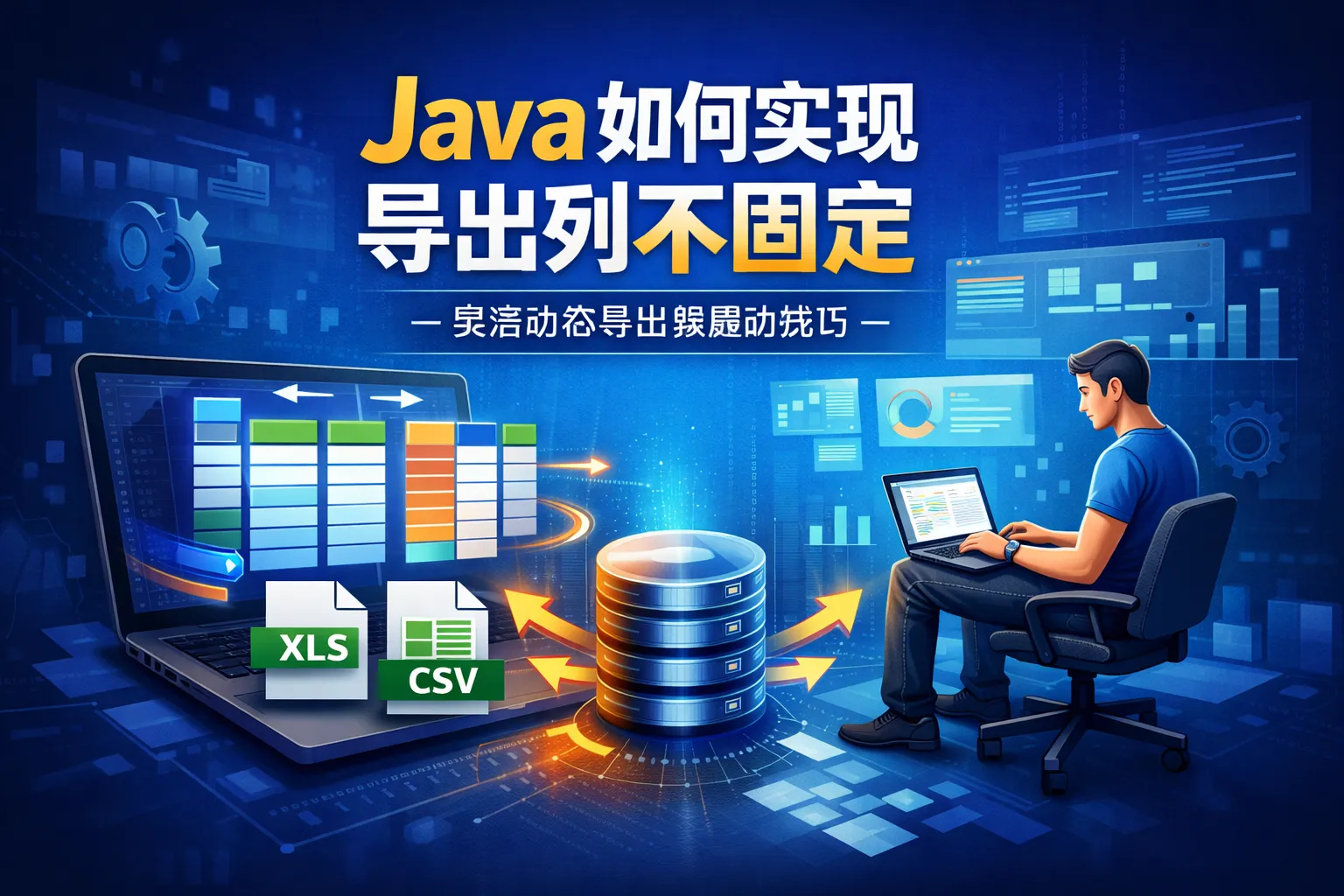java如何实现导出列不固定