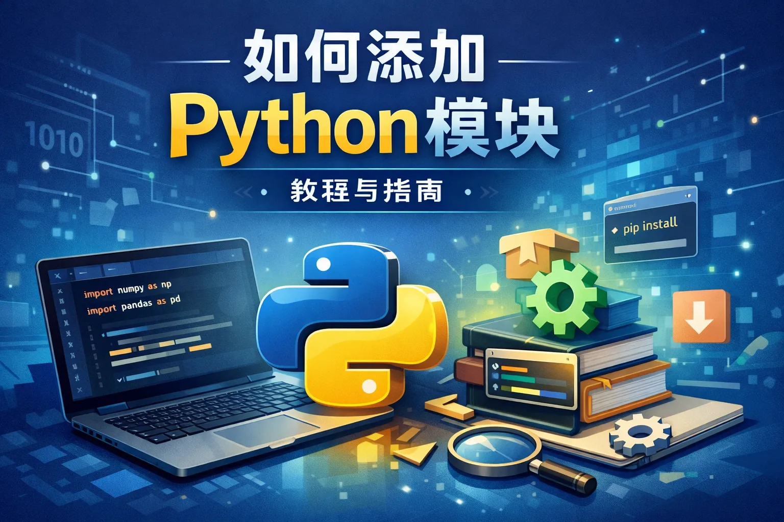 如何添加python模块