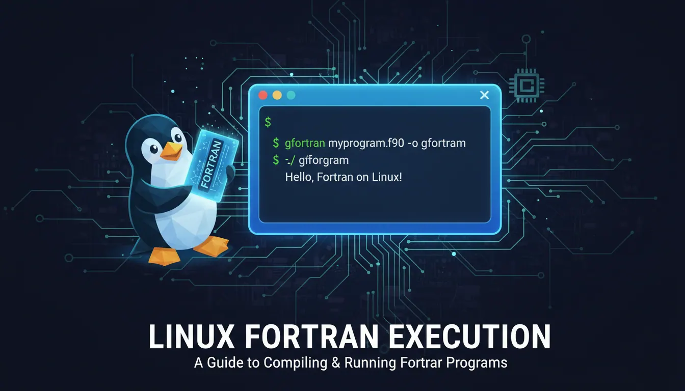 linux如何运行fortran程序