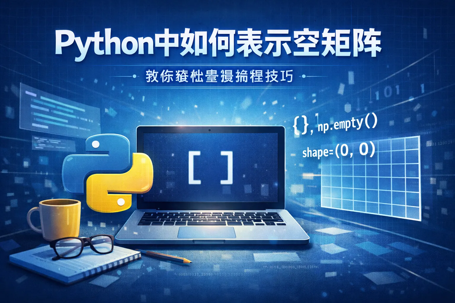 python中如何表示空矩阵