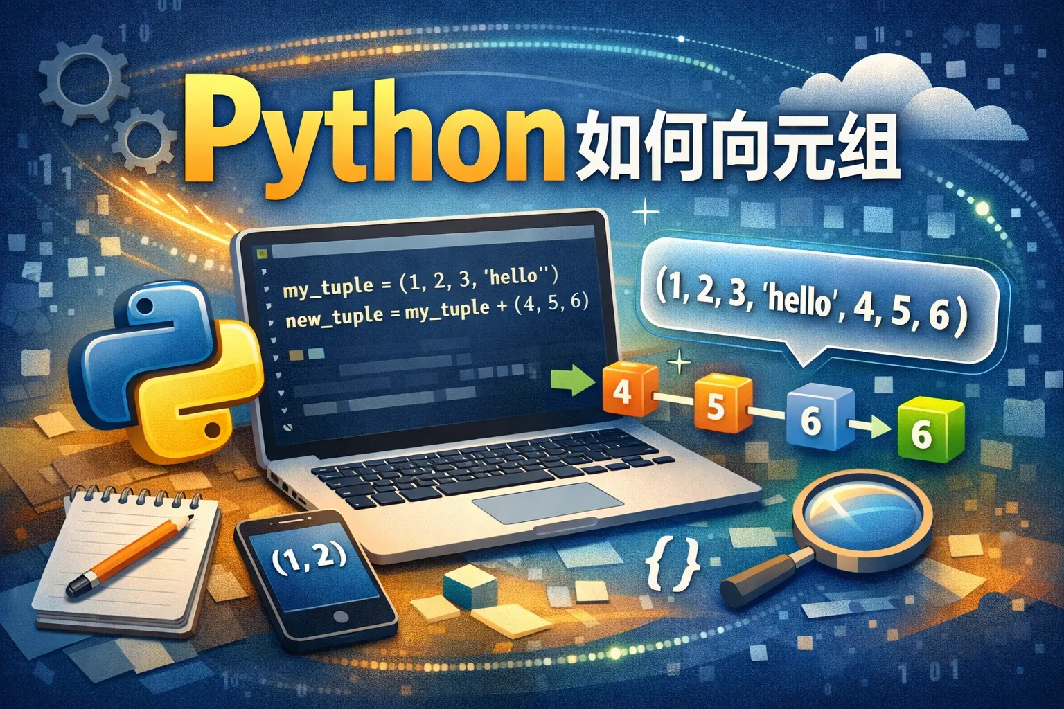python如何向元组
